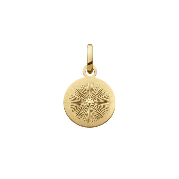 Arthus Bertrand Cœur Rouge medal in yellow gold 10 mm