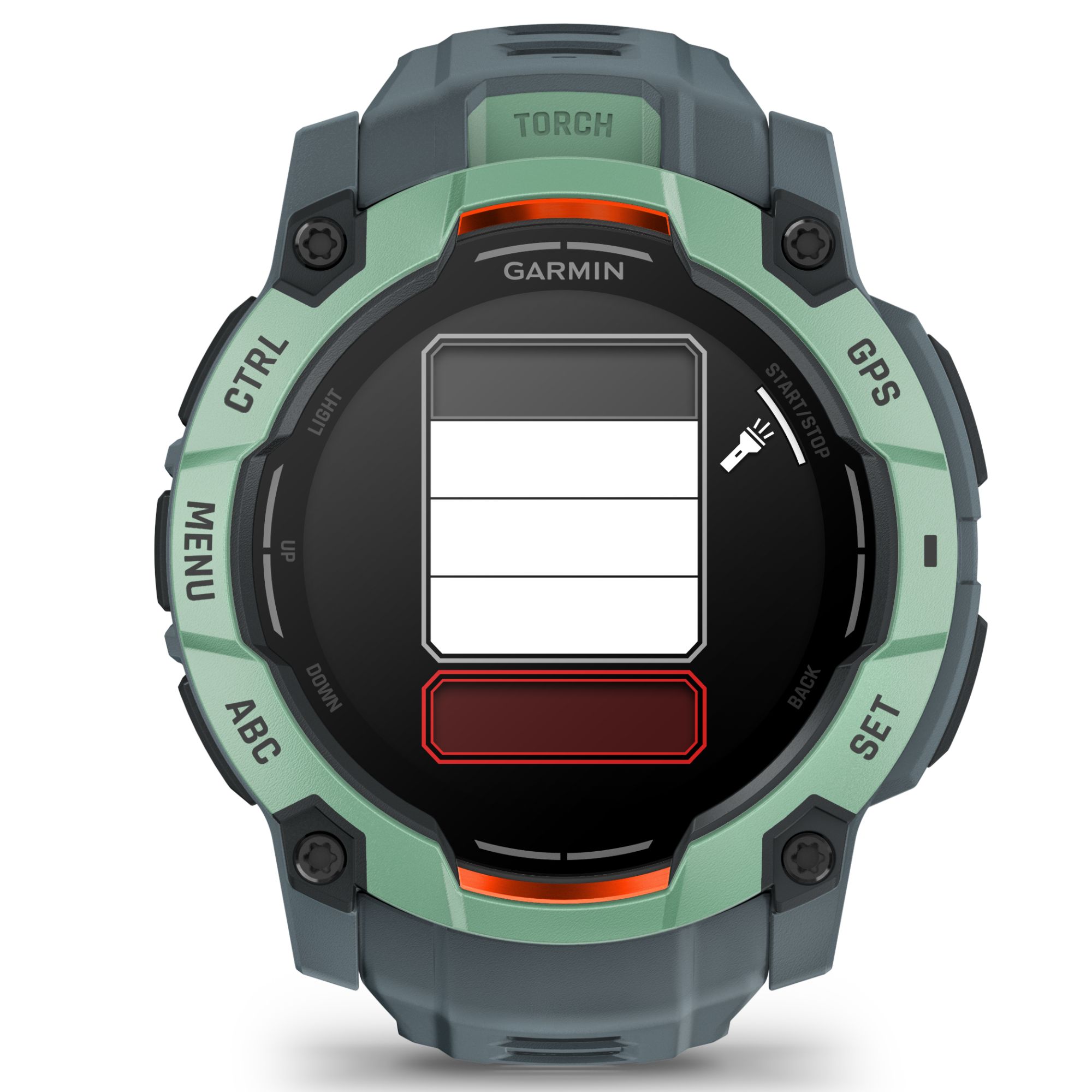 Garmin Instinct 3 AMOLED watch with twilight blue silicone strap Limited Edition 50 mm