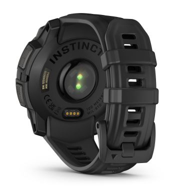 Garmin Instinct 3 AMOLED watch with black silicone strap Limited Edition 45 mm