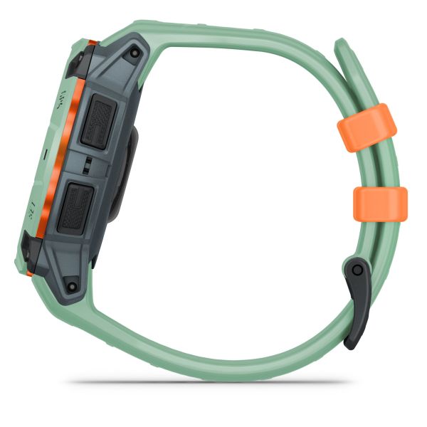 Garmin Instinct 3 AMOLED watch with water-green silicone strap Limited Edition 45 mm