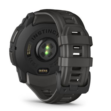 Garmin Instinct 3 AMOLED watch charcoal grey silicone strap 50 mm