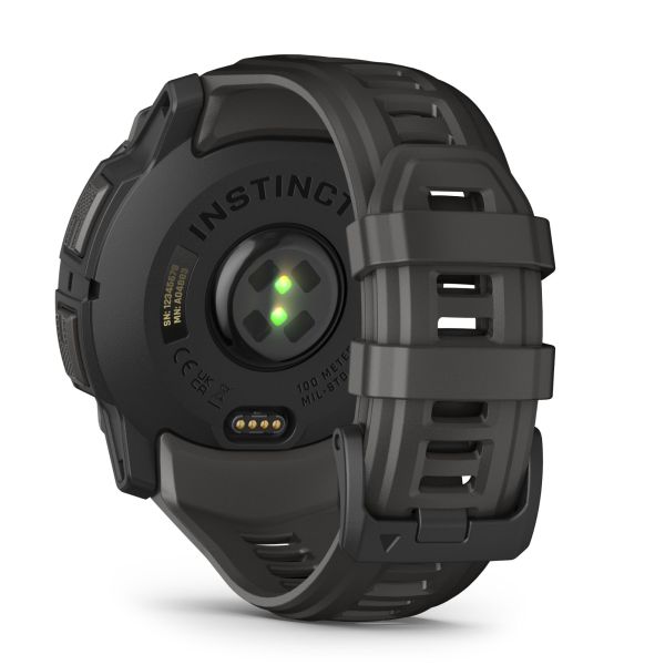 Montre Garmin Instinct 3 AMOLED bracelet silicone gris charbon 50 mm