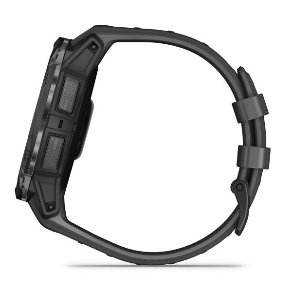 Garmin Instinct 3 AMOLED watch charcoal grey silicone strap 50 mm