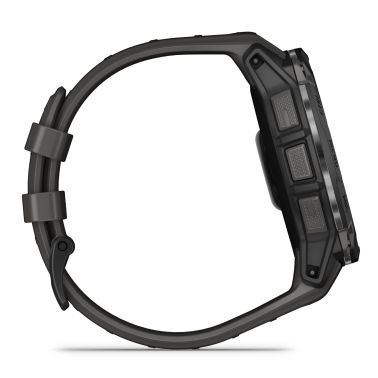 Garmin Instinct 3 AMOLED watch charcoal grey silicone strap 50 mm