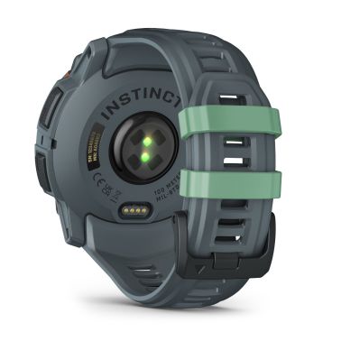 Garmin Instinct 3 AMOLED watch with twilight blue silicone strap Limited Edition 50 mm