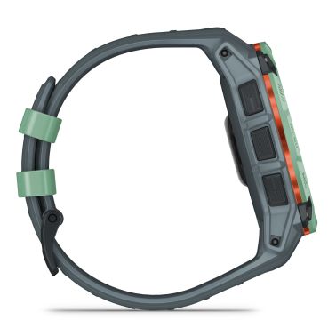 Garmin Instinct 3 AMOLED watch with twilight blue silicone strap Limited Edition 50 mm