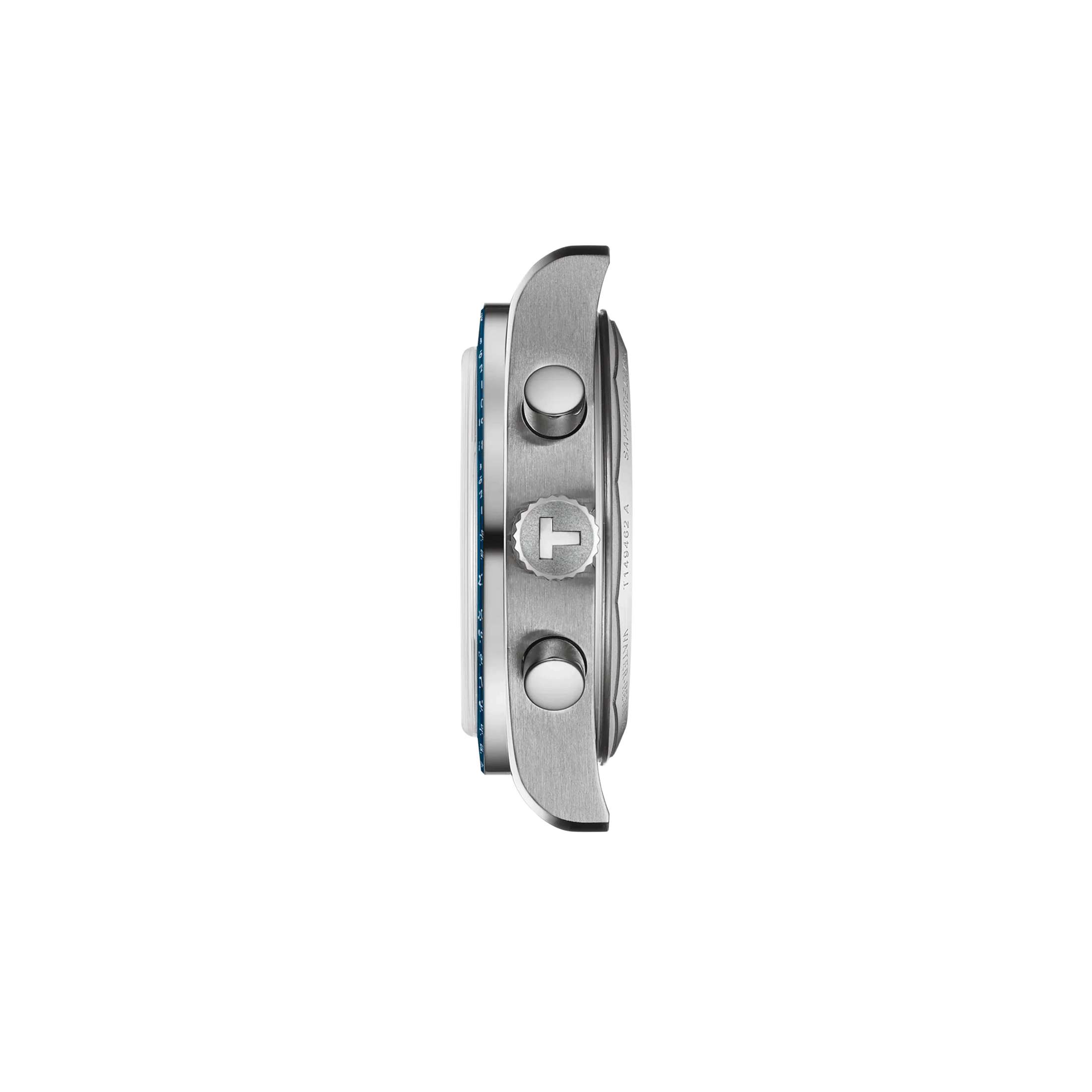 Tissot T-Sport PR516 automatic chronograph watch banc dial steel bracelet 41 mm T149.462.11.011.00