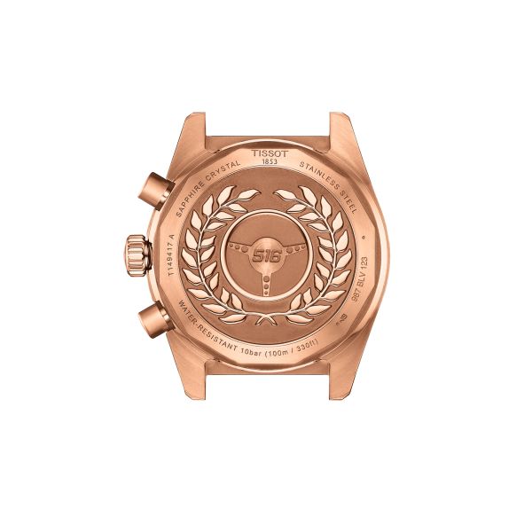 Montre Tissot T-Sport PR516 Chronographe PVD Or Rose quartz 40 mm T149.417.33.051.00