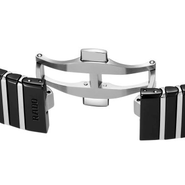 Rado Anatom automatic watch black dial steel bracelet and black ceramic 32.5 mm R10201152