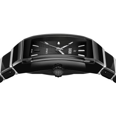Rado Anatom automatic watch black dial steel bracelet and black ceramic 32.5 mm R10201152