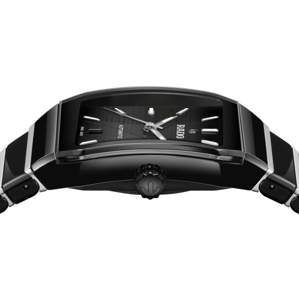Rado Anatom automatic watch black dial steel bracelet and black ceramic 32.5 mm R10201152