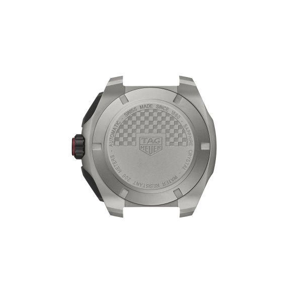 TAG Heuer Formula 1 Automatic Chronograph watch black dial black rubber strap 44 mm CBZ2082.FT8096