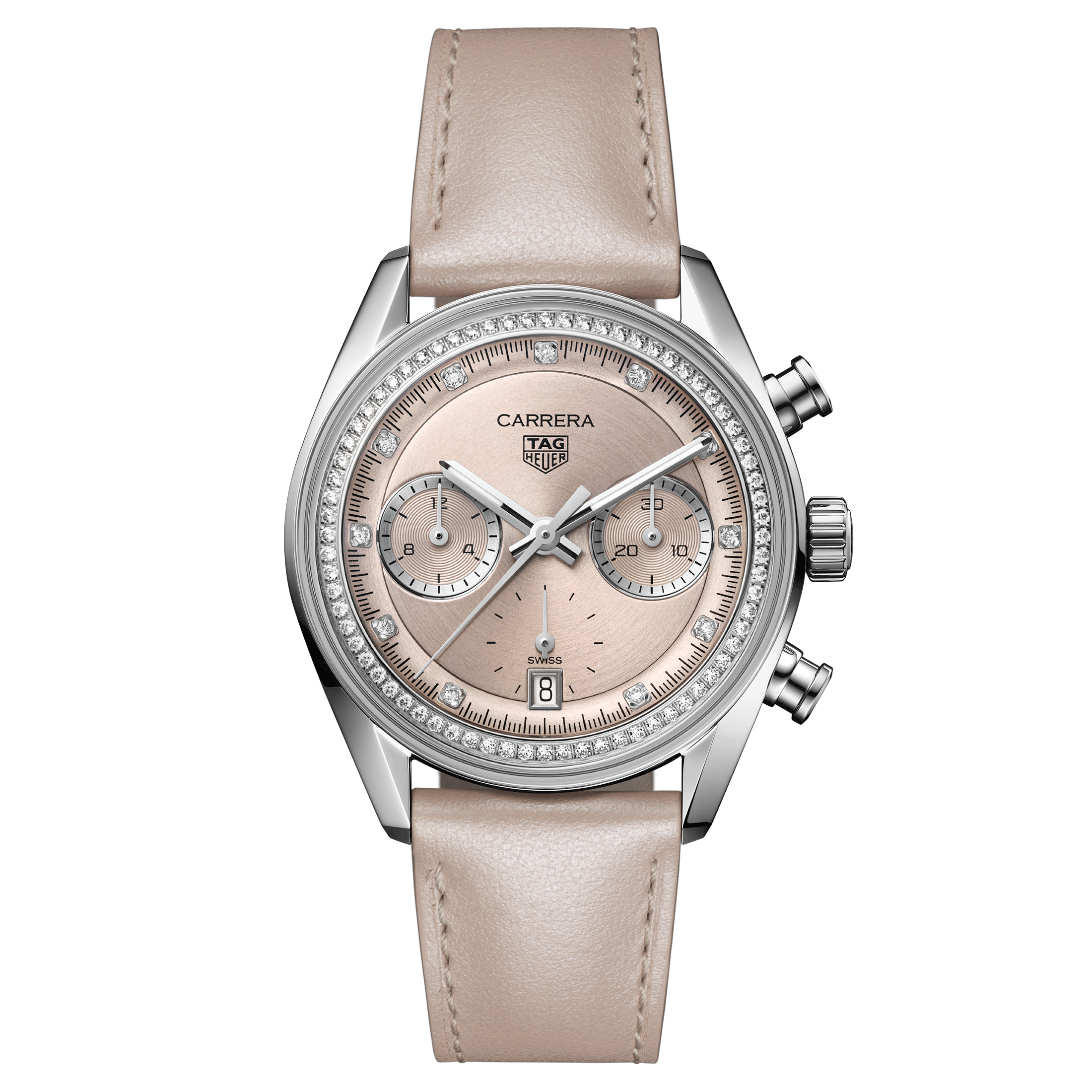 Montre TAG Heuer Carrera Chronograph Diamants automatique 39 mm CBS2215.FC6568