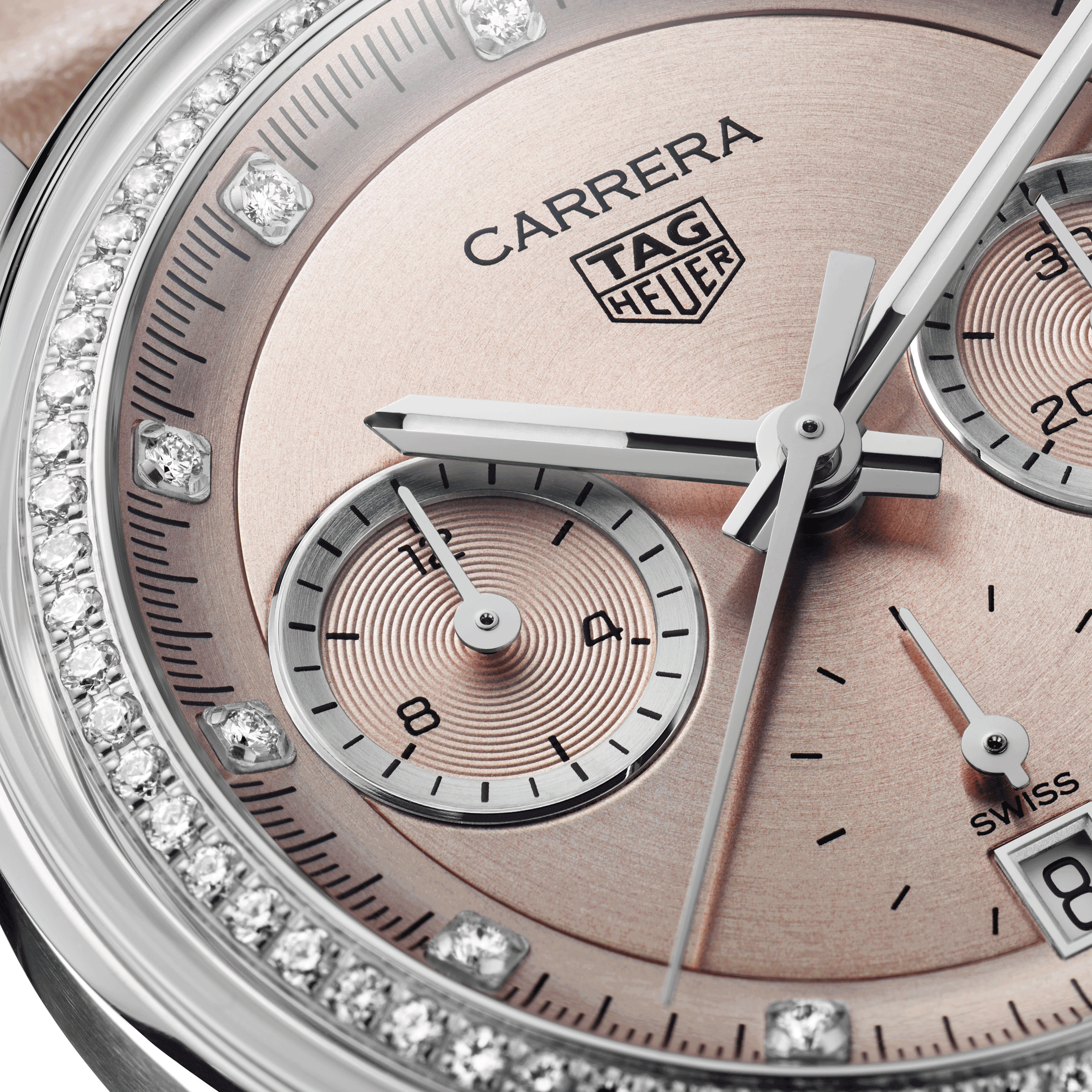 TAG Heuer Carrera Chronograph Diamonds automatic watch 39 mm CBS2215.FC6568