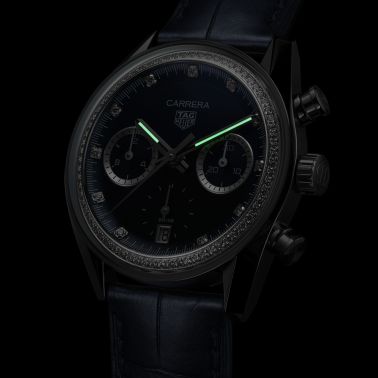 Montre TAG Heuer Carrera Chronograph Diamants automatique 39 mm CBS2214.FC6567