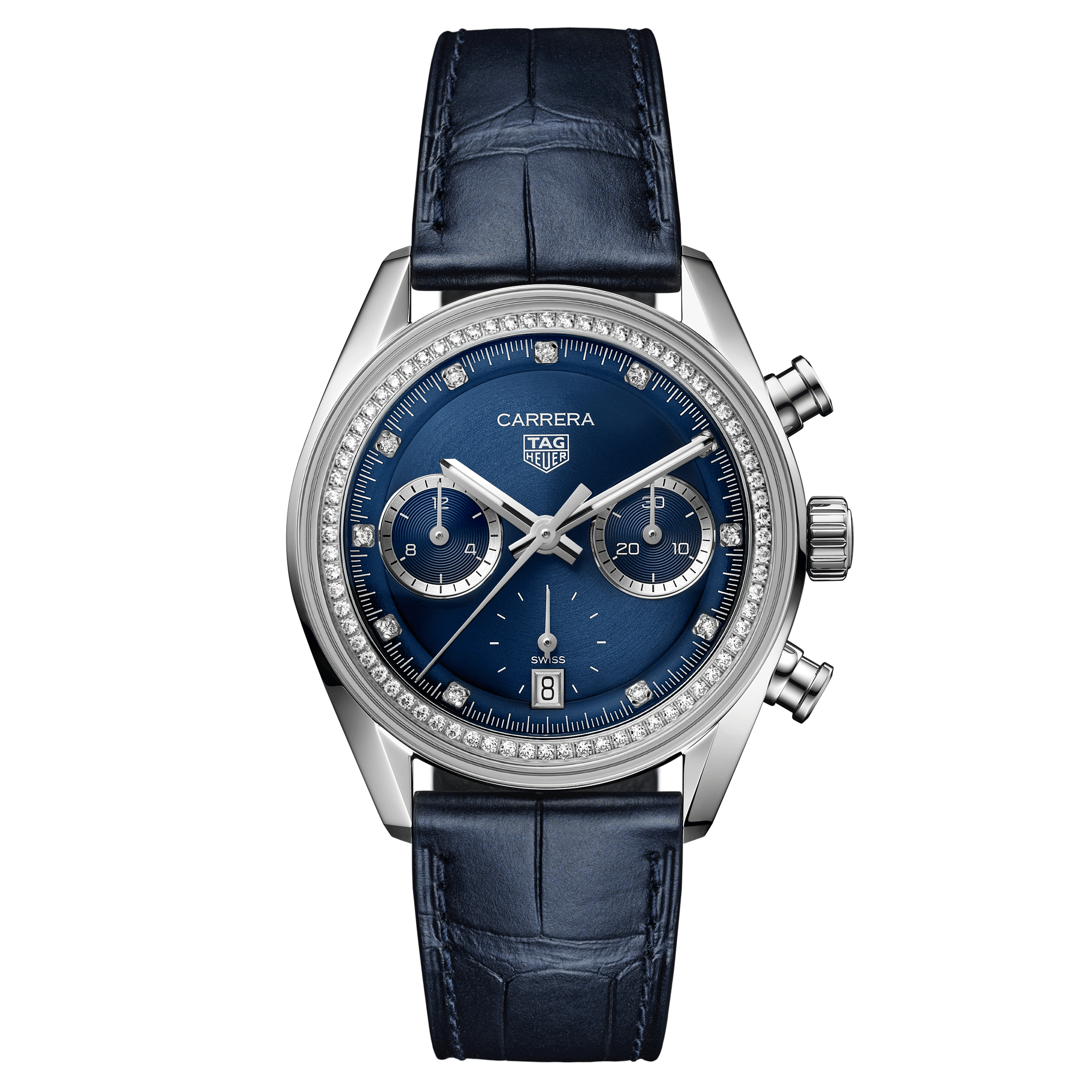 TAG Heuer Carrera Chronograph Diamonds automatic watch 39 mm CBS2214.FC6567