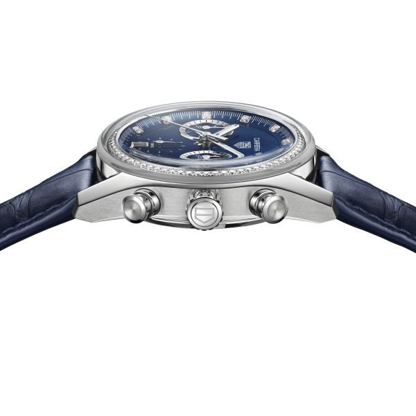 TAG Heuer Carrera Chronograph Diamonds automatic watch 39 mm CBS2214.FC6567