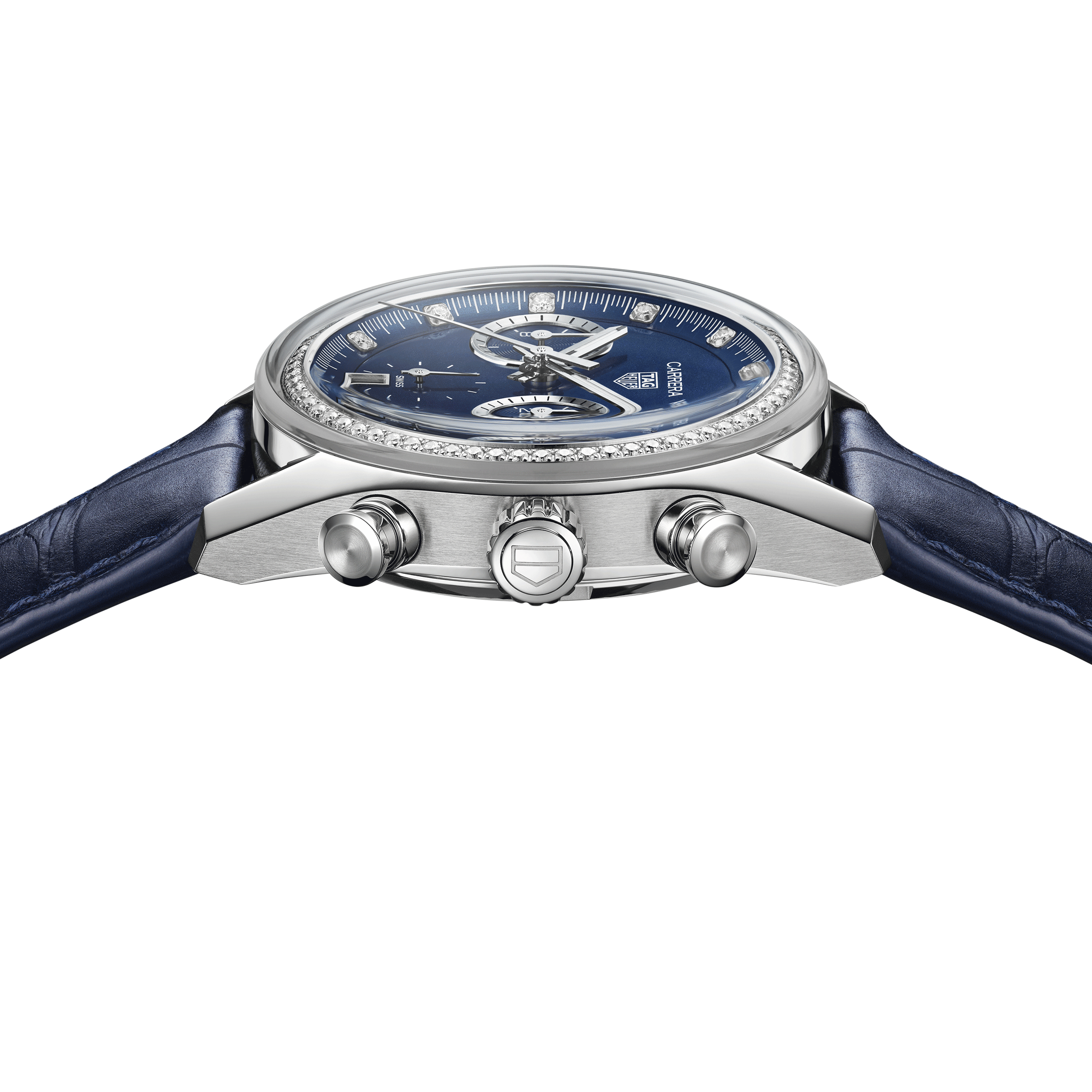 Montre TAG Heuer Carrera Chronograph Diamants automatique 39 mm CBS2214.FC6567