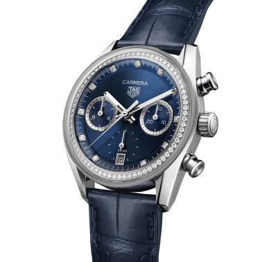 Montre TAG Heuer Carrera Chronograph Diamants automatique 39 mm CBS2214.FC6567