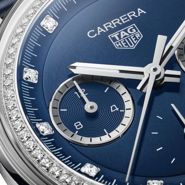 TAG Heuer Carrera Chronograph Diamonds automatic watch 39 mm CBS2214.FC6567