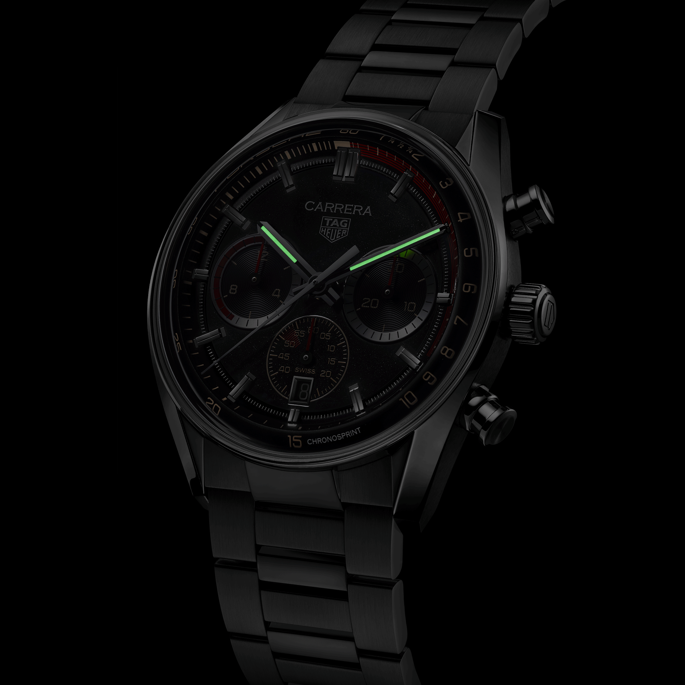 TAG Heuer Carrera Chronosprint x Porsche Rallye automatic watch 42 mm CBS2015.EB0381