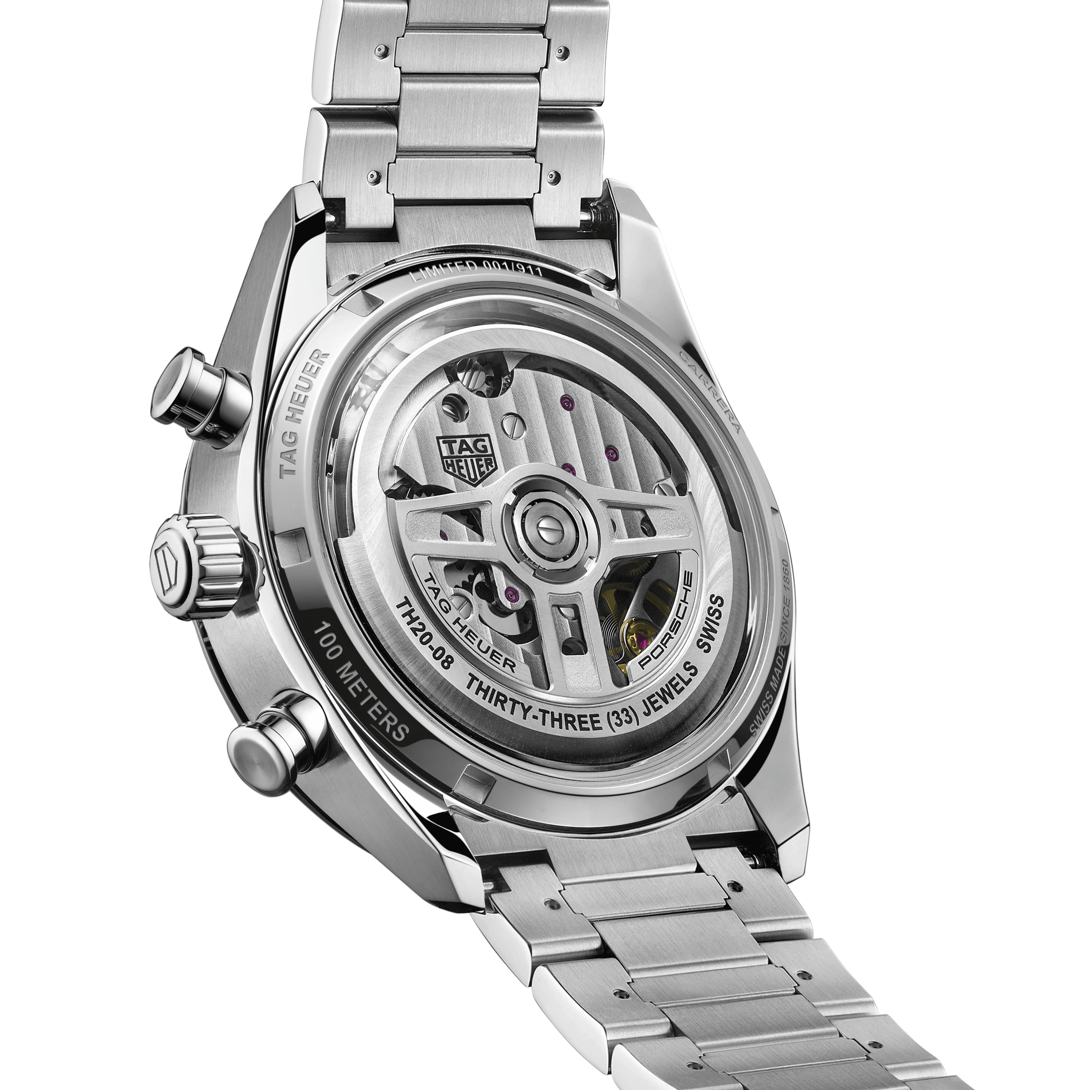 TAG Heuer Carrera Chronosprint x Porsche Rallye automatic watch 42 mm CBS2015.EB0381