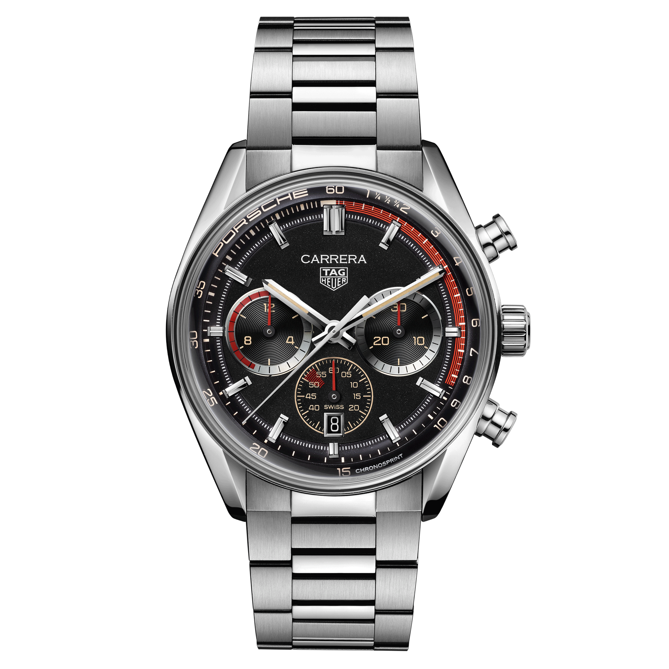 TAG Heuer Carrera Chronosprint x Porsche Rallye automatic watch 42 mm CBS2015.EB0381