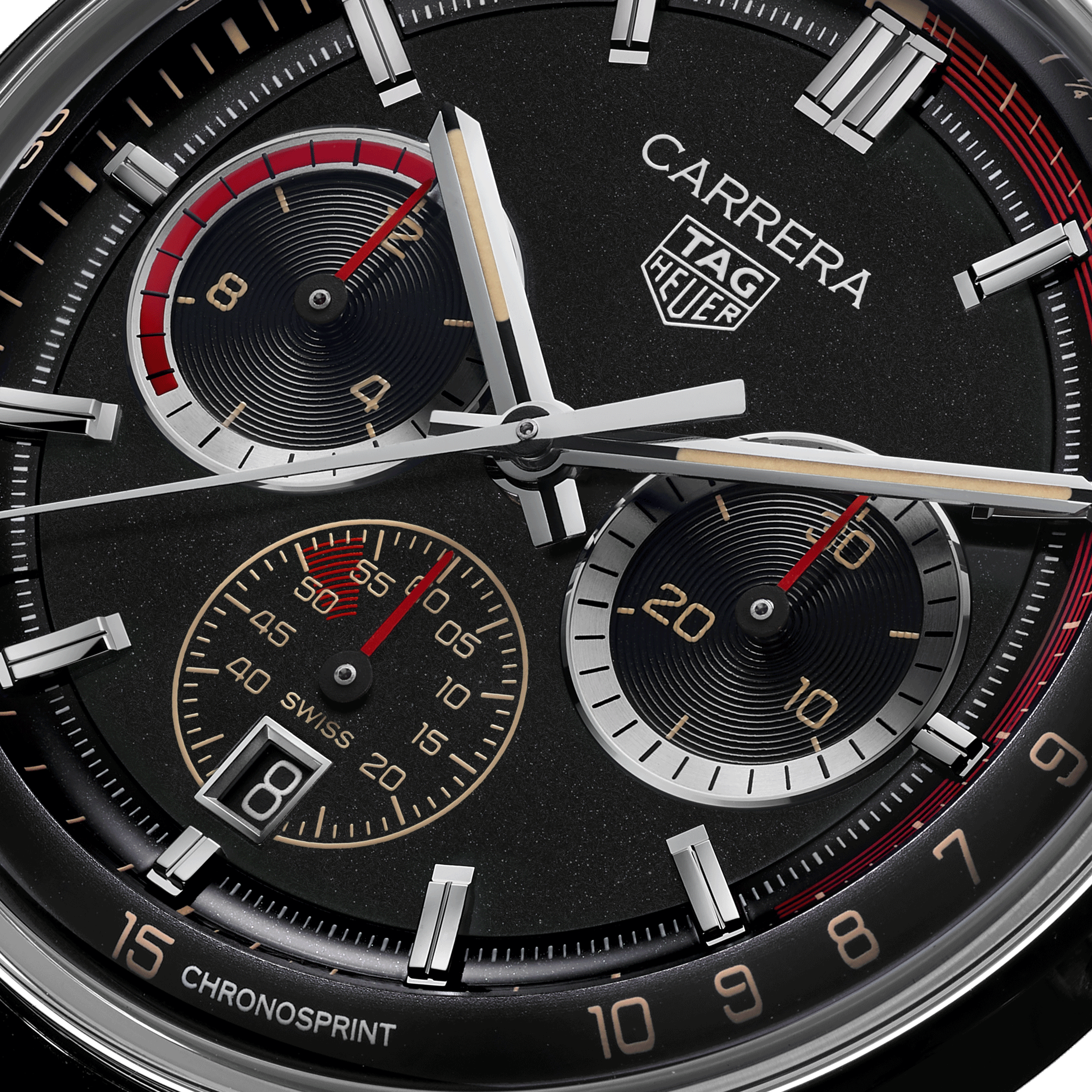 TAG Heuer Carrera Chronosprint x Porsche Rallye automatic watch 42 mm CBS2015.EB0381