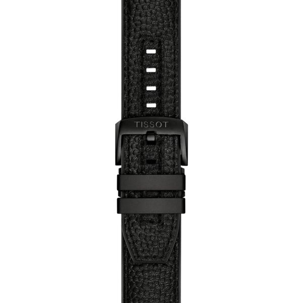 Tissot Supersport NBA quartz chronograph watch anthracite dial black leather strap 45.5 mm T125.617.37.067.00