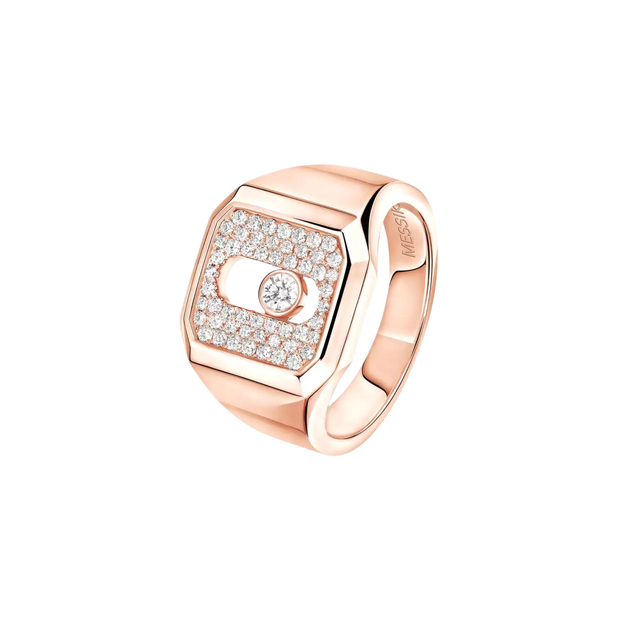 Messika Move Joaillerie Ring in rose gold and diamonds