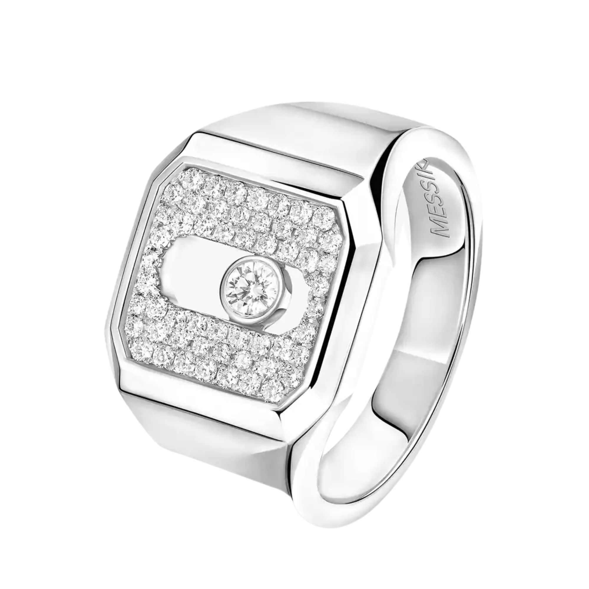 Messika Move Joaillerie Ring in white gold and diamonds