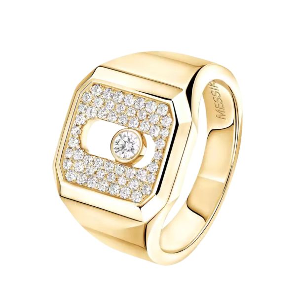 Messika Move Joaillerie Ring in yellow gold and diamonds