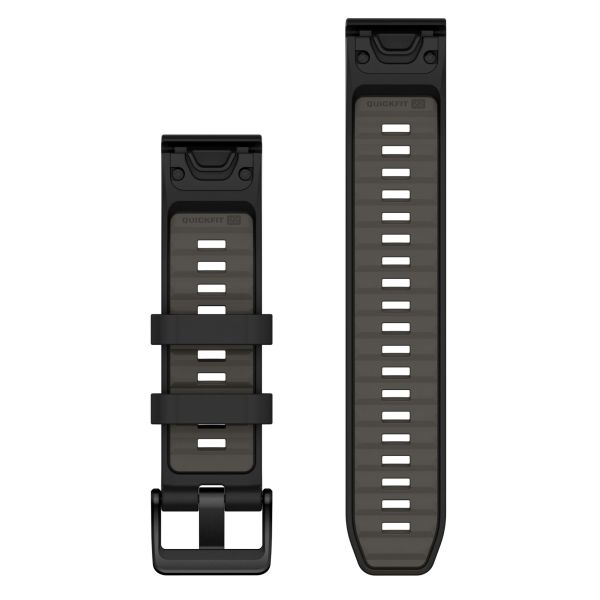 Bracelet de montre Garmin QuickFit® 26 mm en silicone - Couleur au choix - Fenix 47 mm