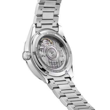 Montre TAG Heuer Carrera Date automatique index diamants cadran rose bracelet acier 36 mm WBN231D.BA0001