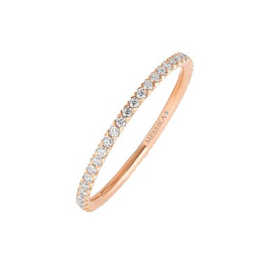 Alliance Messika Gatsby tour complet en or rose et diamants