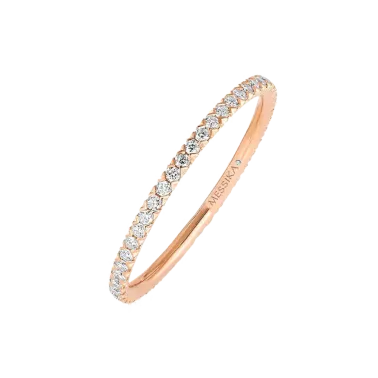 Alliance Messika Gatsby tour complet en or rose et diamants