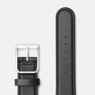 NOMOS Ludwig Neomatik 39 Doctors Without Borders automatic watch white dial black leather strap 38.5 mm 250.S2