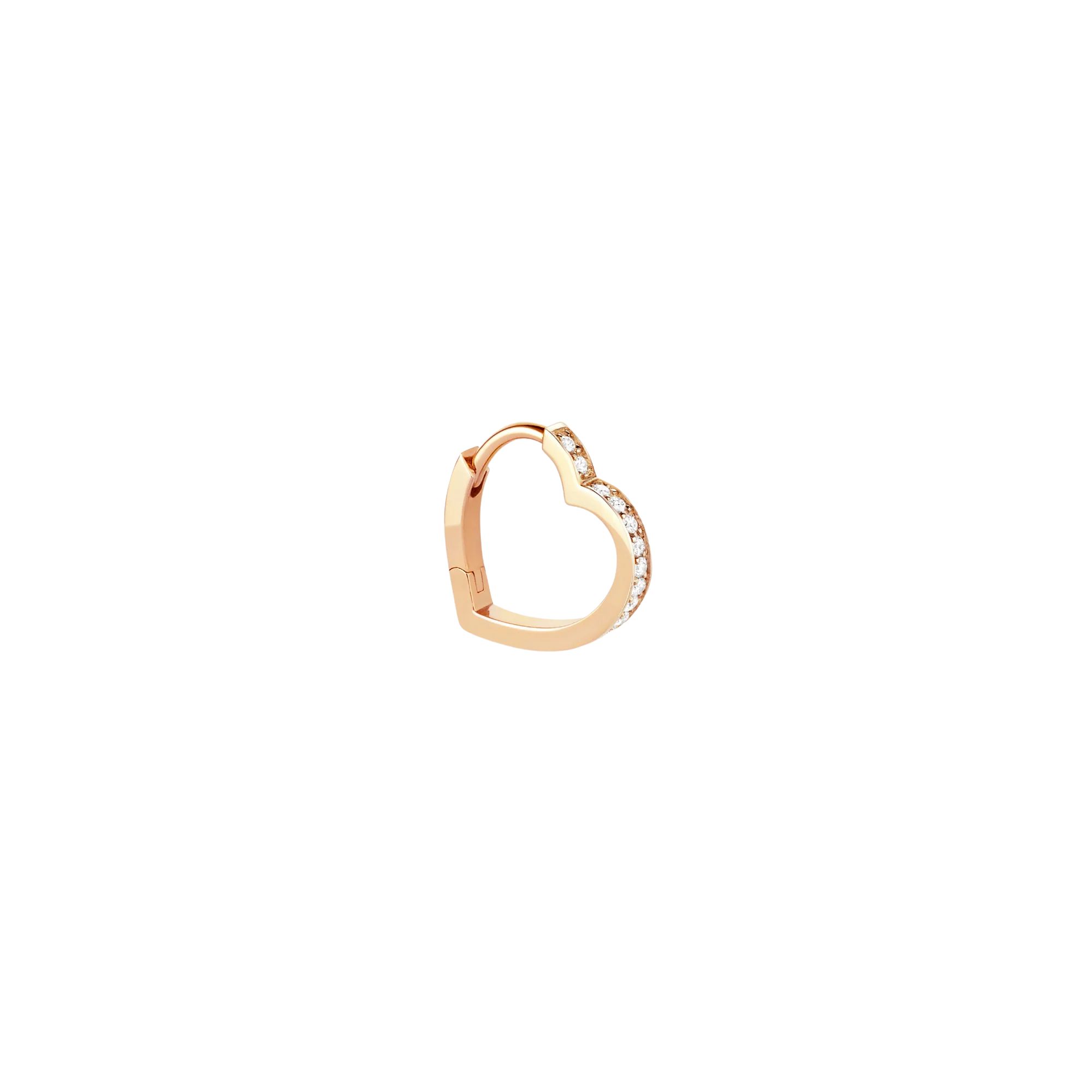copy ofRepossi Antifer Heart SM earring in rose gold