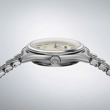 Seiko Presage automatic watch white dial steel bracelet 40.2 mm SPB463J1