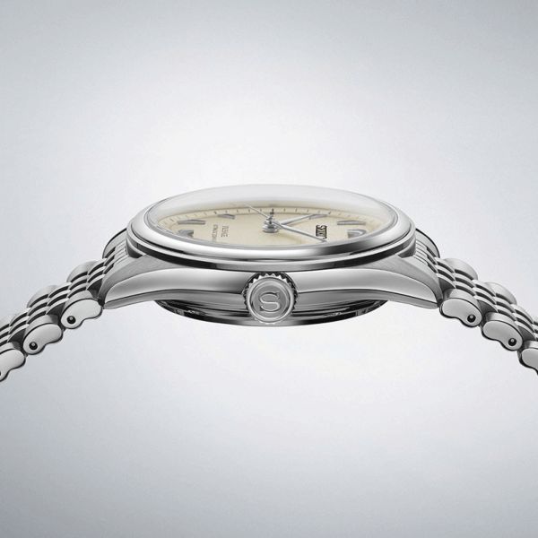 Seiko Presage automatic watch white dial steel bracelet 40.2 mm SPB463J1