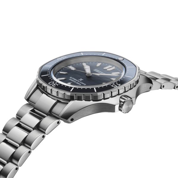 Montre Seiko Prospex Diver's 300M automatique cadran bleu bracelet acier 41 mm SPB483J1