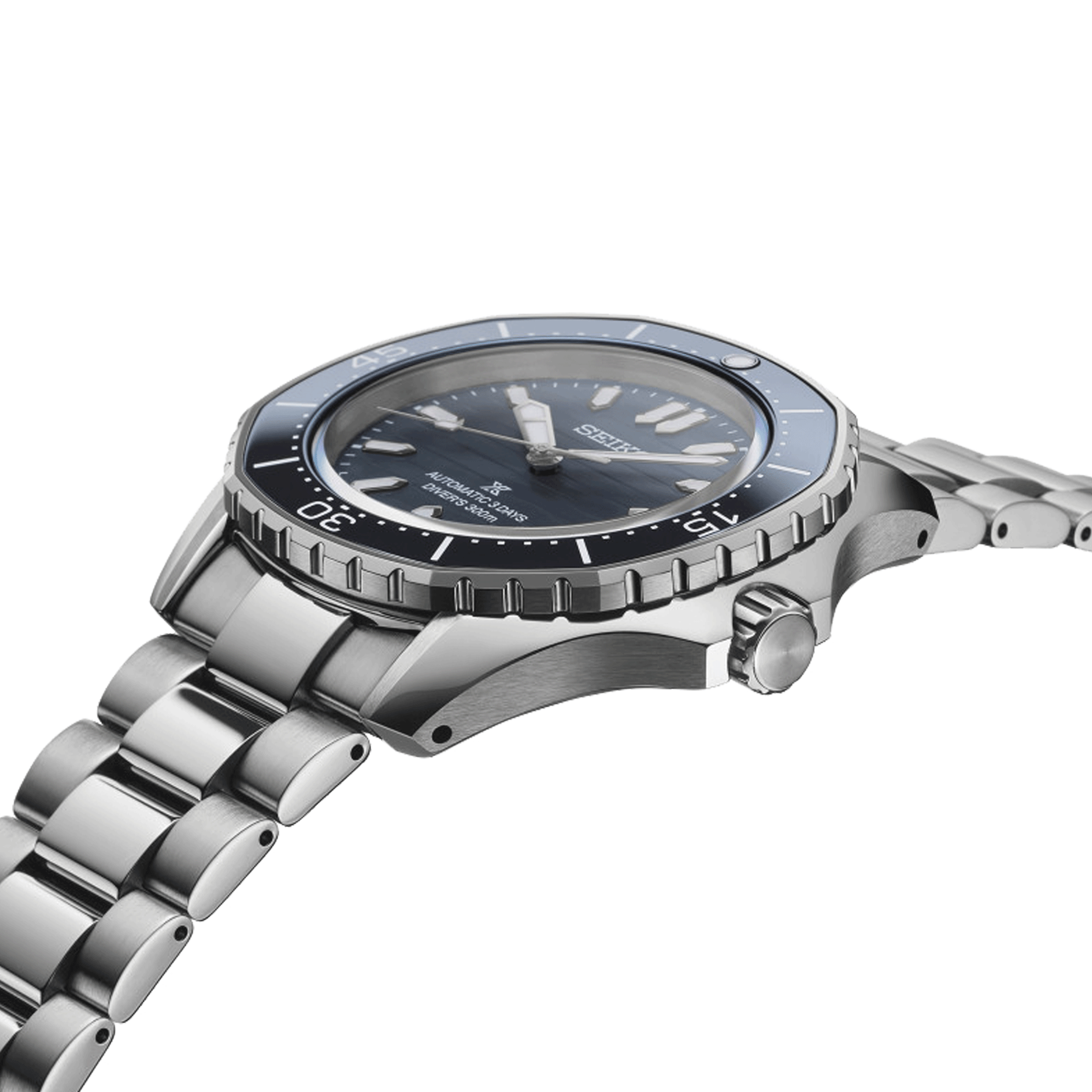 Seiko Prospex Diver's 300M automatic watch blue dial steel bracelet 41 mm SPB483J1