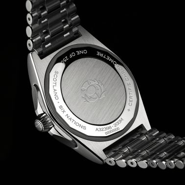 Breitling Chronomat GMT Six Nations Scotland automatic watch blue dial steel bracelet 40 mm A323986B1C1A1