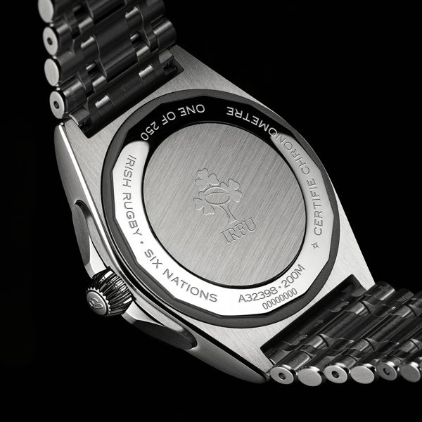 Breitling Chronomat GMT Six Nations Ireland automatic watch green dial steel bracelet 40 mm A323987B1L1A1