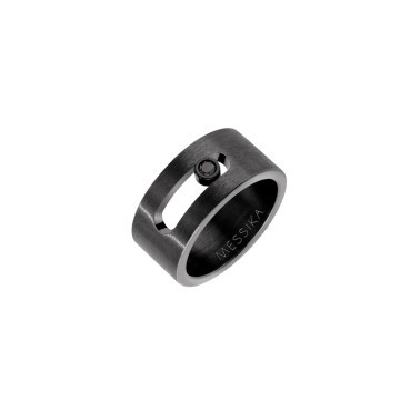 Bague Messika Move Titanium black diamant noir