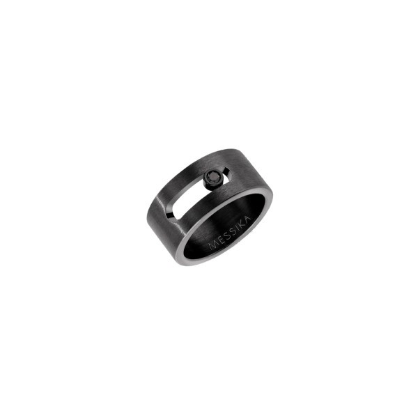 Bague Messika Move Titanium black diamant noir