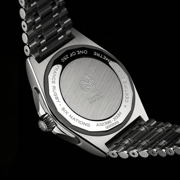 Breitling Chronomat GMT Six Nations France automatic watch blue dial steel bracelet 40 mm A323989B1C1A1