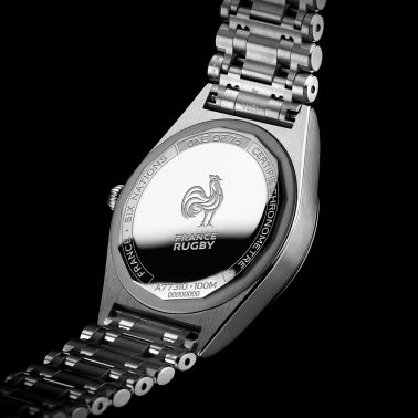 Breitling Chronomat Six Nations France quartz blue dial steel bracelet 32 mm A773109A1C1A1