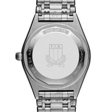 Breitling Chronomat Six Nations Italy quartz watch blue dial steel bracelet 32 mm A773101B1C1A1
