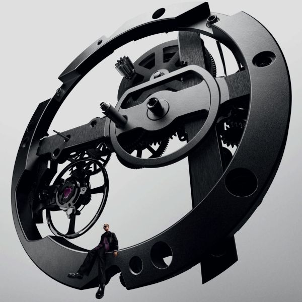Hublot Big Bang Meca-10 Titanium mechanical watch skeleton dial black rubber strap 42 mm 444.NX.1170.RX